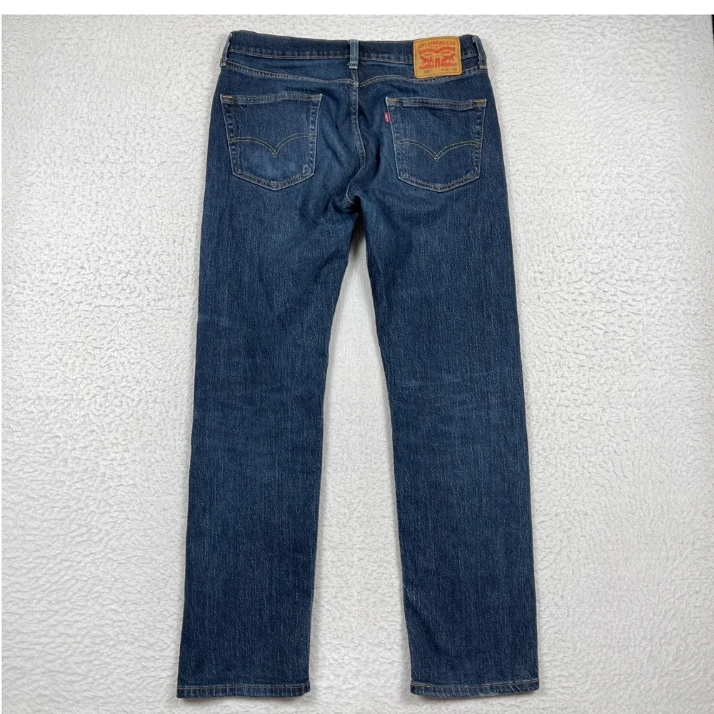 Levis 505 Jeans Mens 32x32 (Fit 32x30) Blue Regular Straight Leg Denim Classic